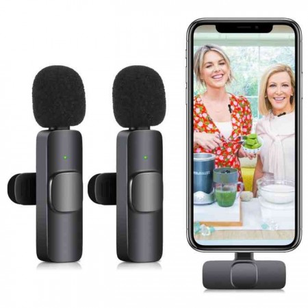 iPhone Wireless DUAL Microphone  for Apple, Iphone Pad