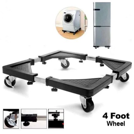 4 WHEEL STEEL REFRIGERATOR / WASHING MACHINE STAND