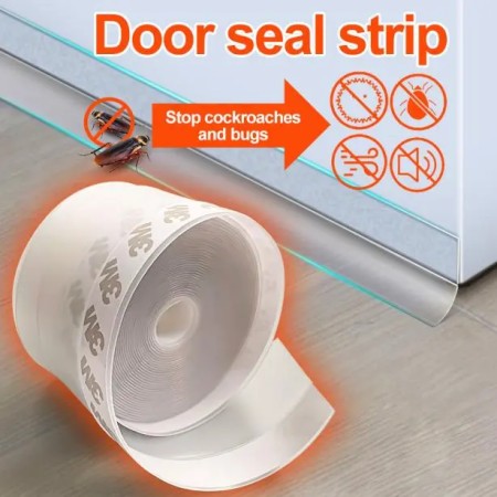 3M Self-Adhesive Door Bottom Silicone Rubber Seal Strip