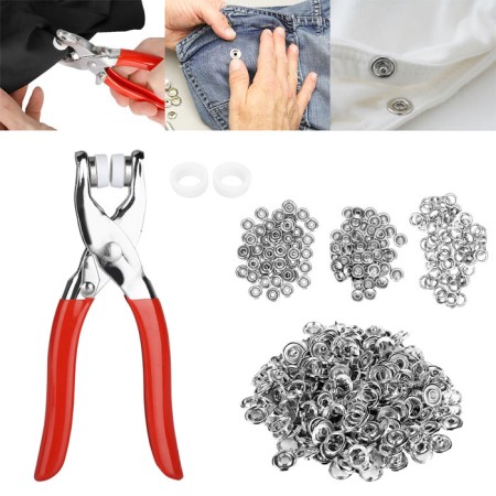 Snap Button Kit Press Tool (১০০ বোতাম ফ্রি)