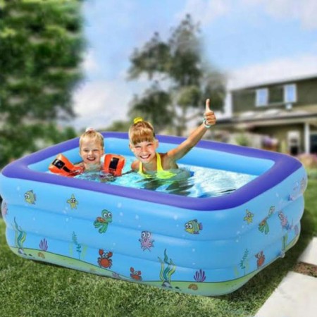 150cm (4.6ft) Baby Swimming Pool With Free Air Pumper