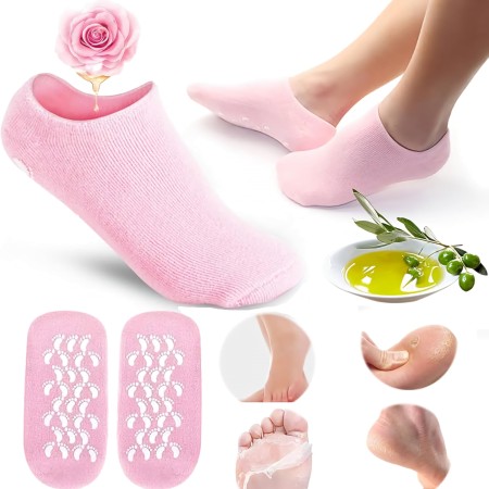 Reusable SPA Silicone Gel Socks [ 1 Pair ]