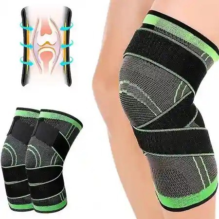 Green (২ পায়ের) Knee Compression Sleeve ২ পিস