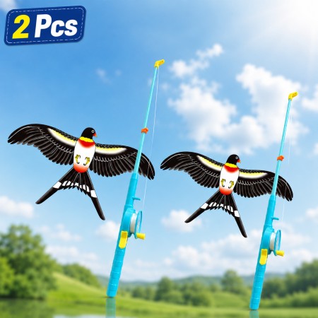 (২ পিস) Eagle Fly Complete Kite Combo (বাচ্চাদের ঘুড়ি)