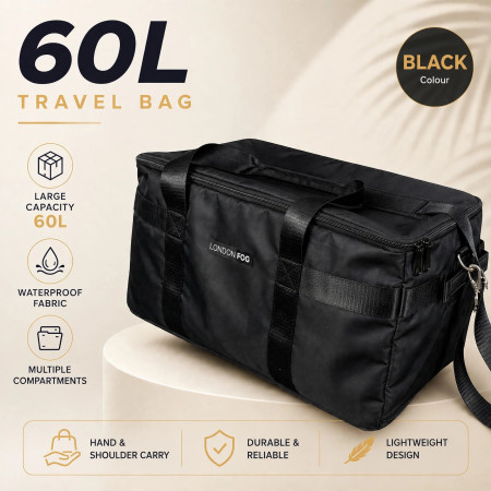 60L Travel Bag (Black)